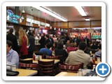 The crowd at Katz's at 2:50 a.m.  Delicious food around the clock!