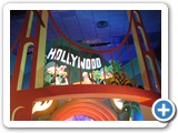 "'it's a small world" - In Paris, the ride features multiple cities not shown in the classic ride in the States, including this scene devoted to Hollywood.