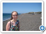 Jennifer at Perissa Beach